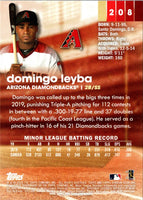 2020 Stadium Club Domingo Leyba #208 Rookie