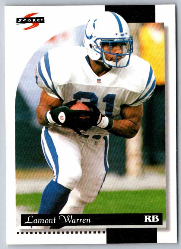 1996 Score Lamont Warren #69
