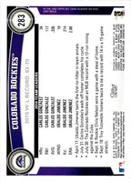 2011 Topps Colorado Rockies #283