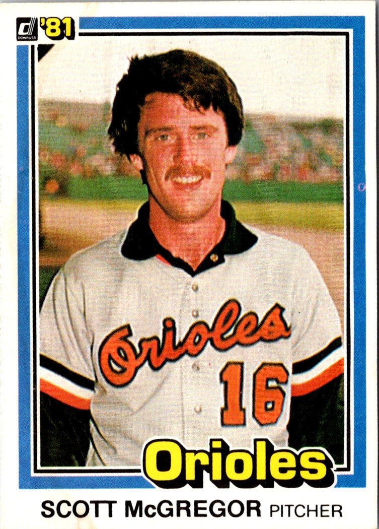 1981 Donruss Scott McGregor