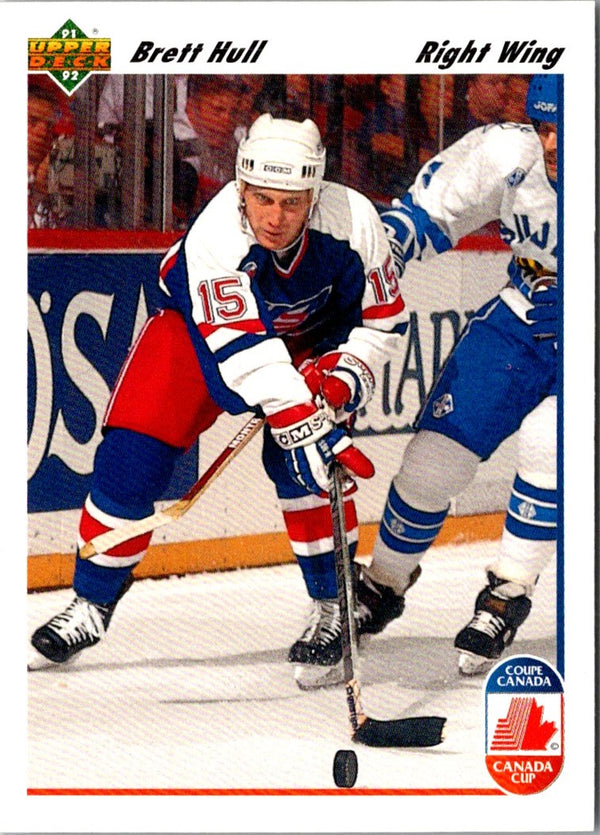 1991 upper deck Brett Hull #33A