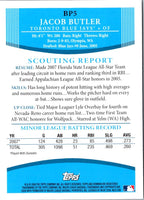 2008 Bowman Prospects Jacob Butler #BP5