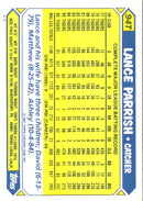 1987 Topps Traded Lance Parrish