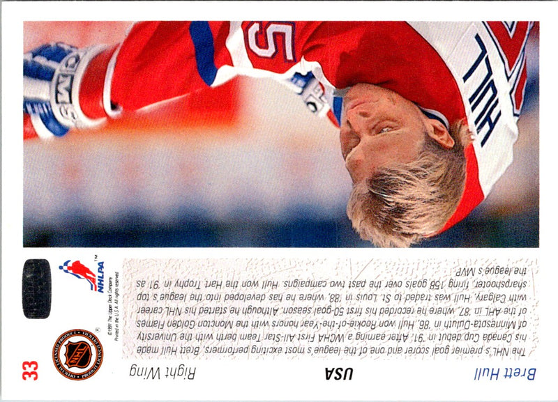 1991 Upper Deck Brett Hull