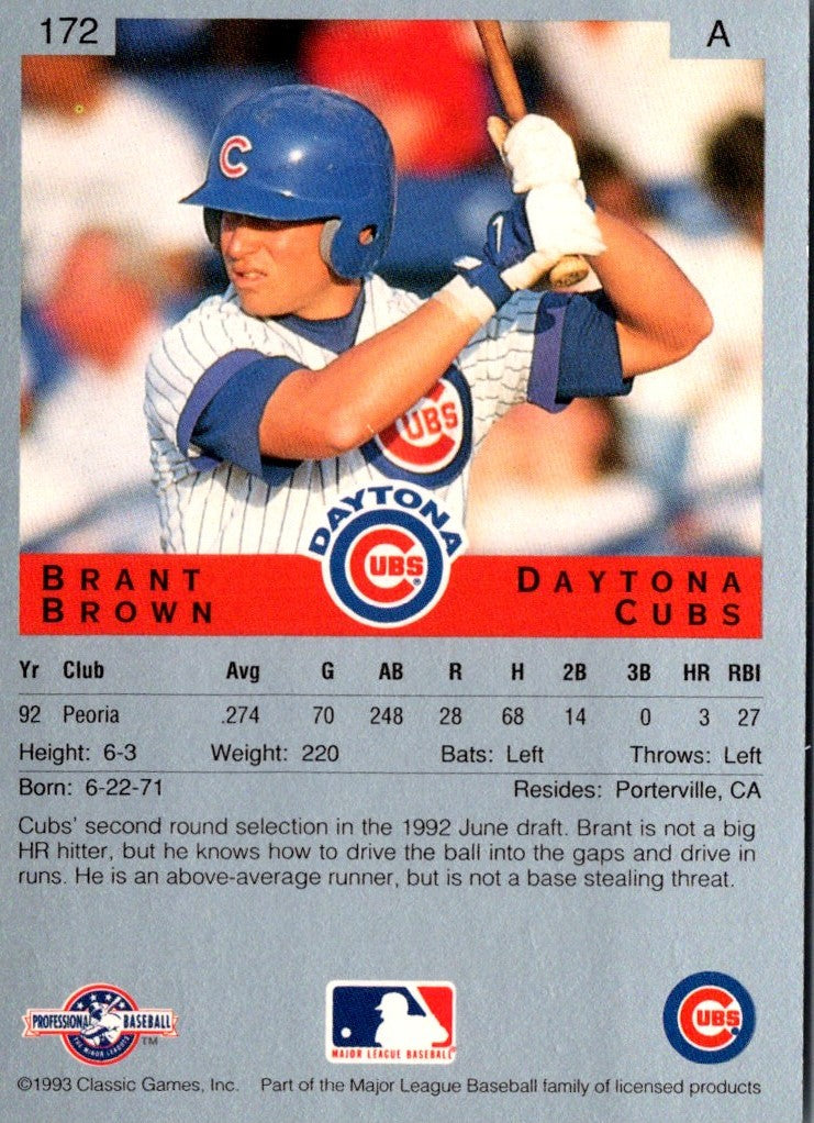 1993 Classic Best Brant Brown