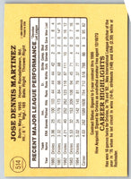 1985 Donruss Dennis Martinez #514