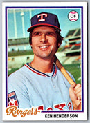 1978 Topps Ken Henderson