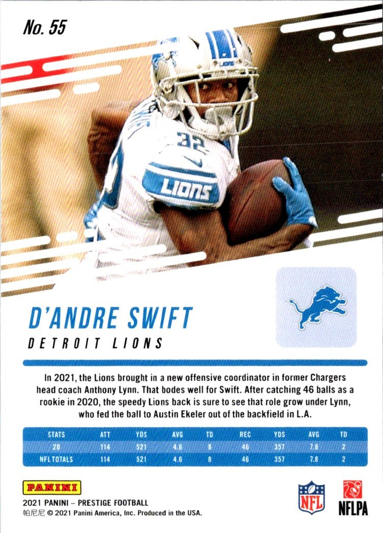 2021 Panini Prestige D'Andre Swift