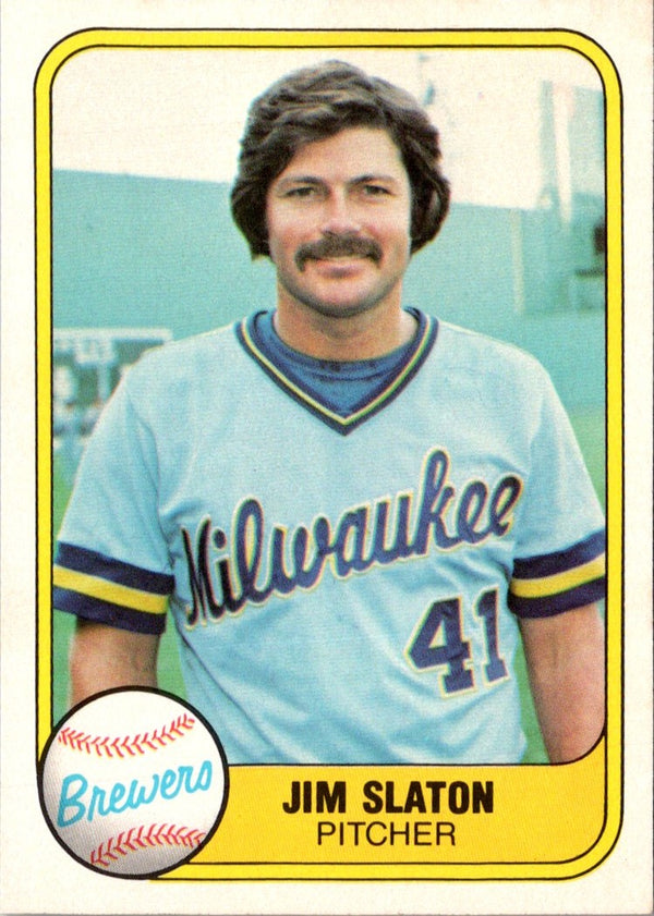 1981 Fleer Jim Slaton #518