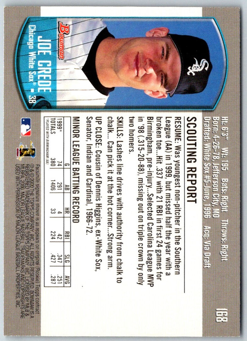 2000 Bowman Joe Crede