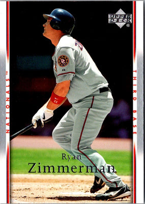 2007 Upper Deck Ryan Zimmerman #1015