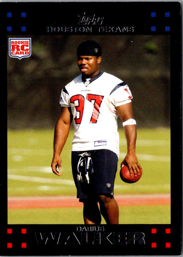 2007 Topps Darius Walker #308 Rookie