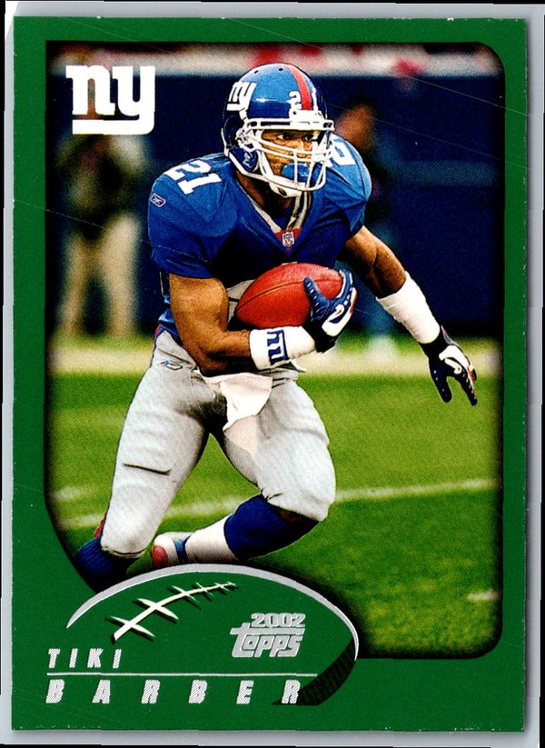 2002 Topps Tiki Barber #199