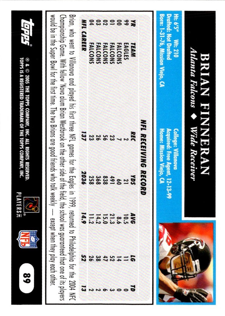 2005 Topps Brian Finneran