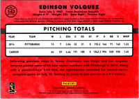 2015 Donruss Edinson Volquez #143