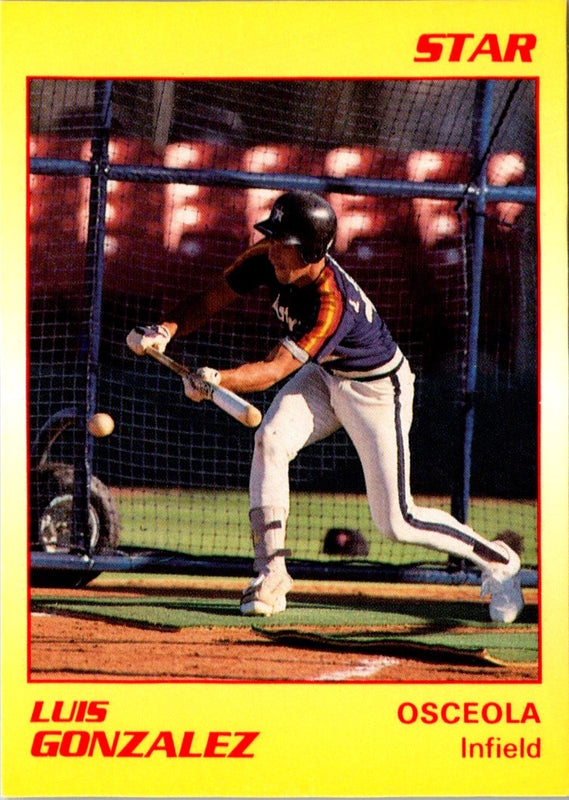 1989 Star Luis Gonzalez #15
