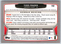 2013 Bowman Todd Frazier #192