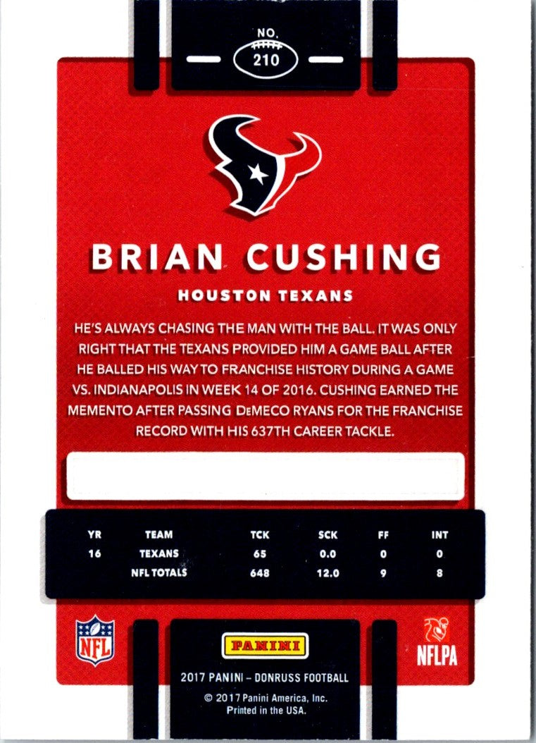 2017 Donruss Brian Cushing