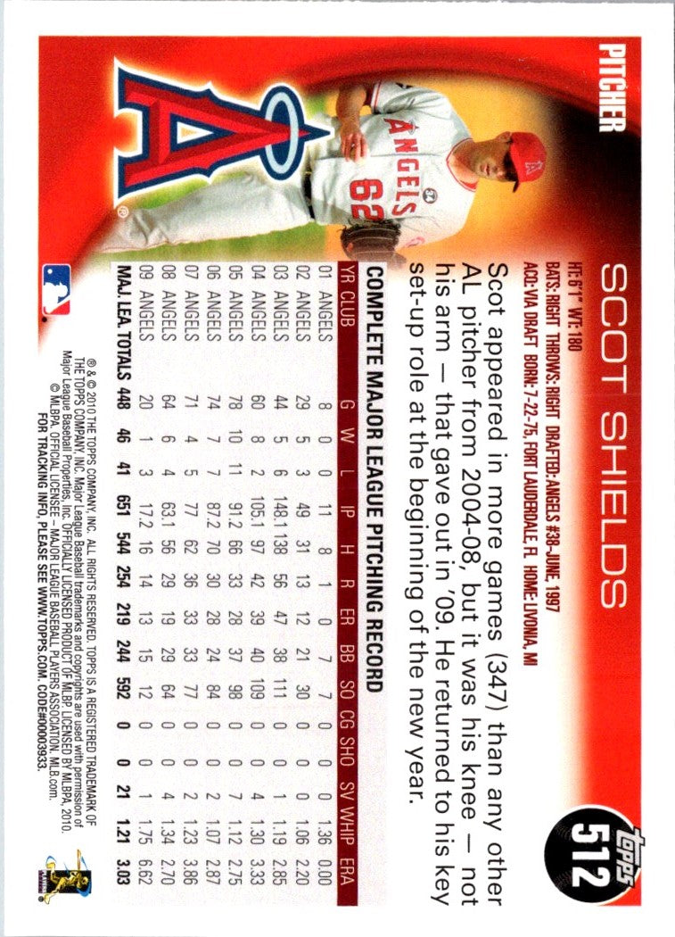2010 Topps Scot Shields