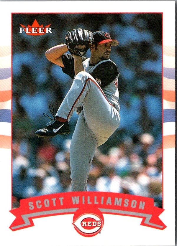 2002 Fleer Scott Williamson #379