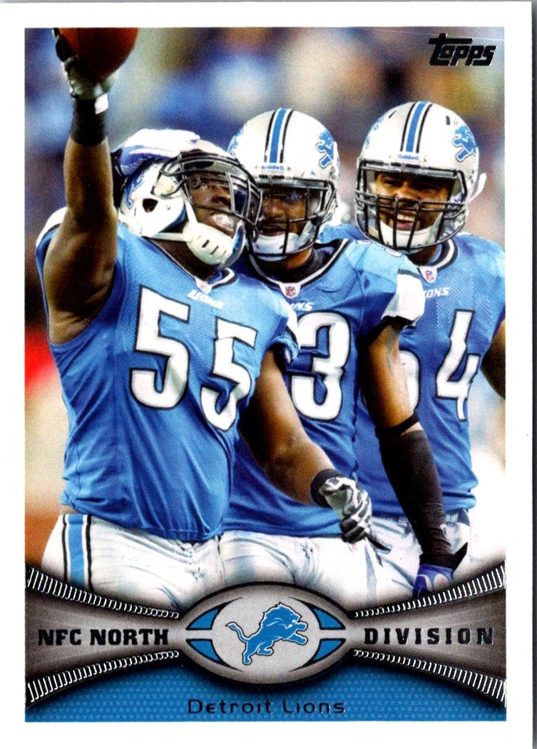 2012 Topps Detroit Lions