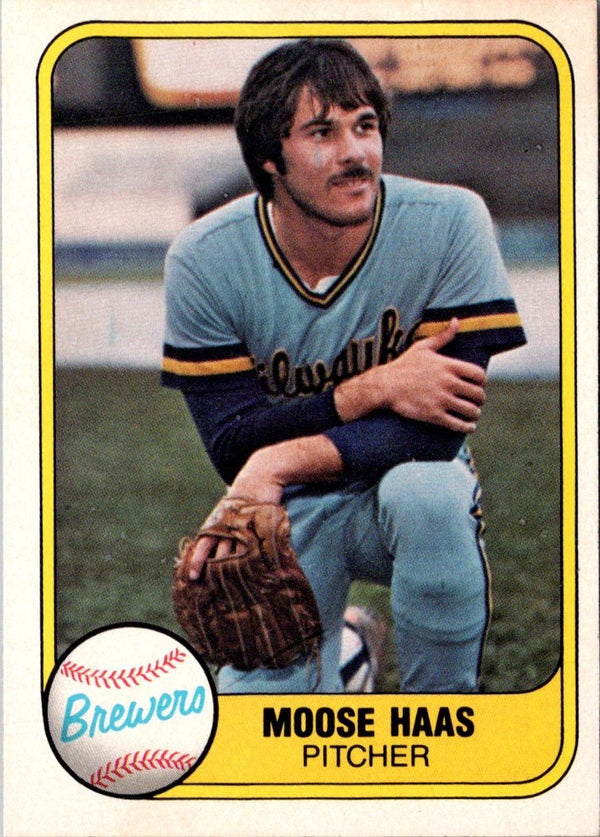 1981 Fleer Moose Haas #516