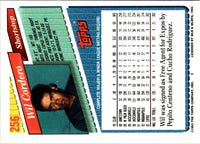 1993 Baseball Card Magazine '68 Topps Replicas Wil Cordero #SC63