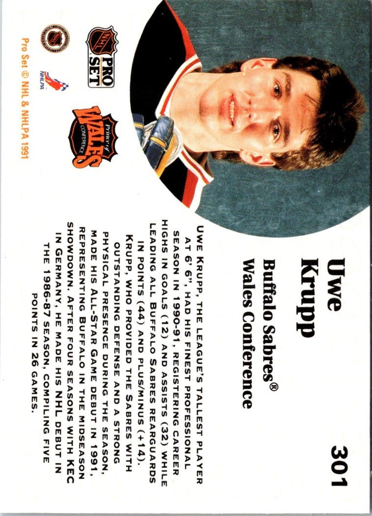 1991 Pro Set Uwe Krupp