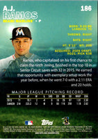 2016 Stadium Club A.J. Ramos #186