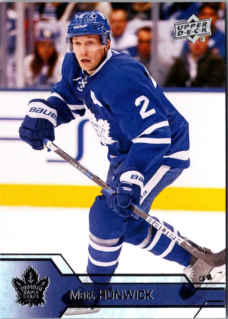 2017 Upper Deck Matt Hunwick