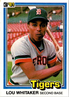 1981 Donruss Lou Whitaker #365