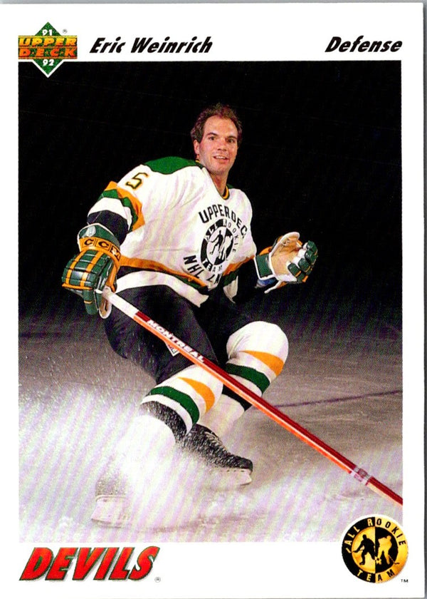 1991 upper deck Eric Weinrich #44A