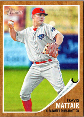 2011 Topps Heritage Minor League Travis Mattair #166