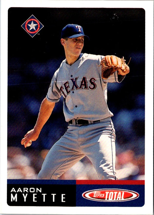 2002 Topps Total Aaron Myette #796