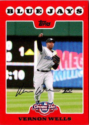 2008 Topps Opening Day Vernon Wells #163