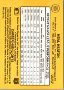 1987 Donruss Neal Heaton