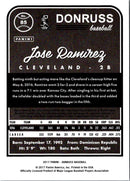 2017 Donruss Jose Ramirez