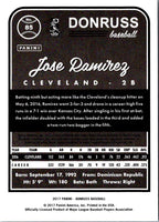2017 Donruss Jose Ramirez #85
