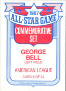 1988 Topps Glossy All-Stars George Bell