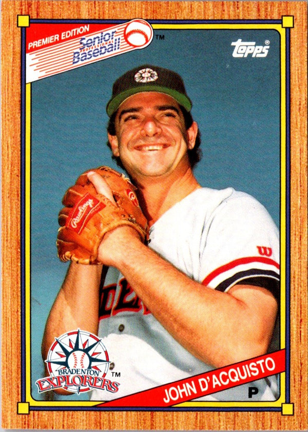 1989 Topps Senior League John D'Acquisto #31