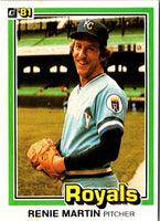 1981 Donruss Renie Martin #103