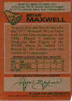 1978 Topps Bryan Maxwell #216
