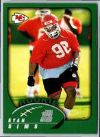 2002 Topps Ryan Sims #329 Rookie