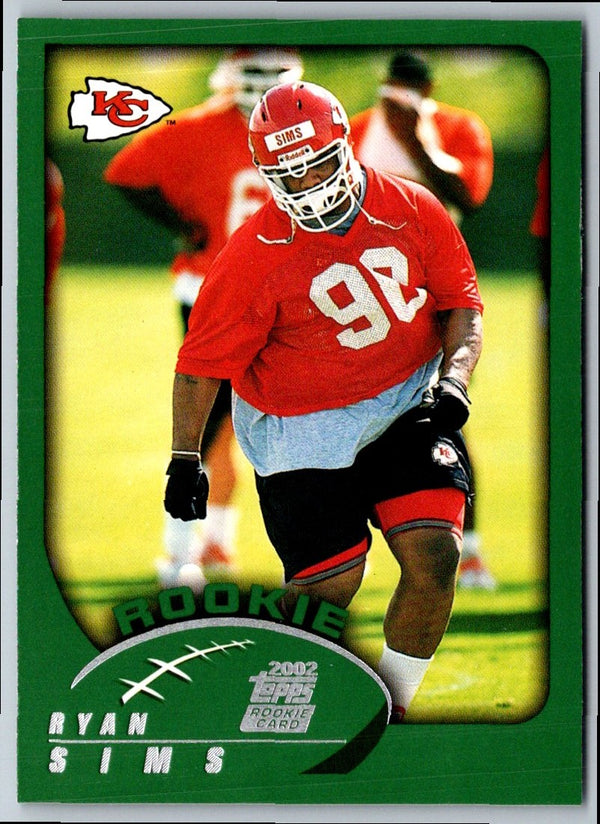 2002 Topps Ryan Sims #329 Rookie