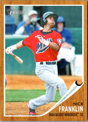 2011 Topps Heritage Minor League Nick Franklin #115