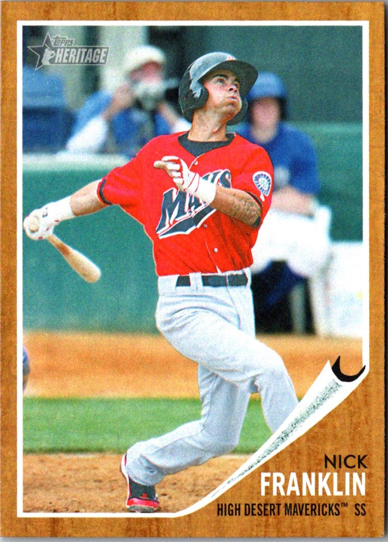 2011 Topps Heritage Minor League Nick Franklin
