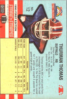 1990 Asher Candy Stars 'n Stripes Thurman Thomas #12