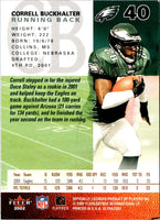 2002 Fleer Showcase Correll Buckhalter #40