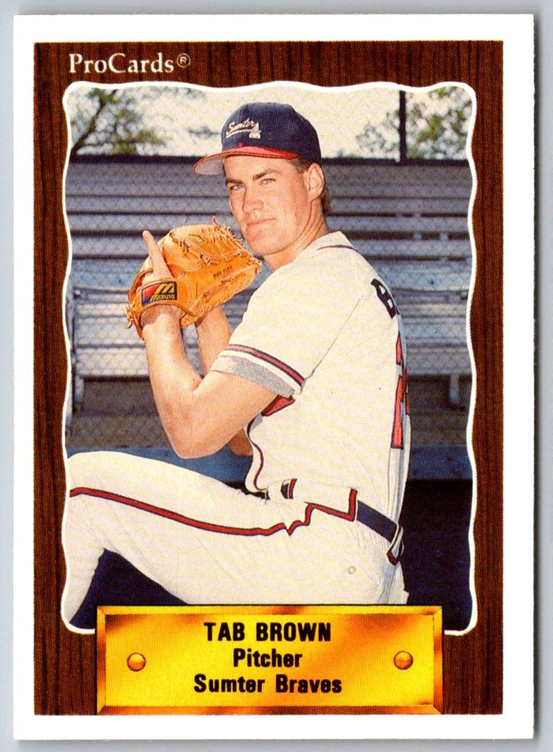 1990 Best Sumter Braves Tab Brown