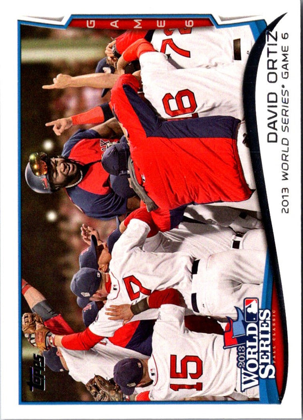 2014 Topps David Ortiz (2013 World Series Game 6) #259